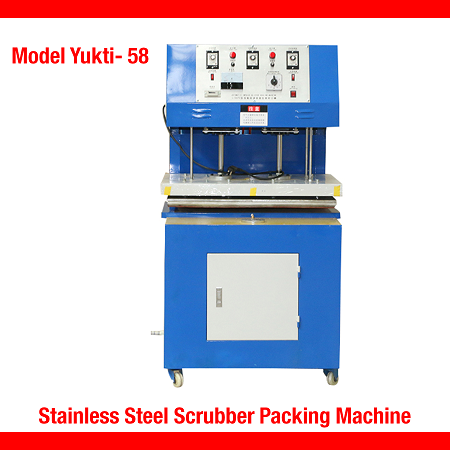 Best stainless steel scrubber packing machine price in india