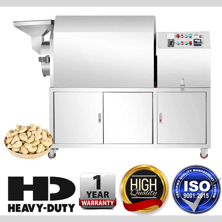Commercial electric rotary drum pistachio walnut nuts in shell peanut almond chestnut cashew spices roaster machine low cost manufacturers price