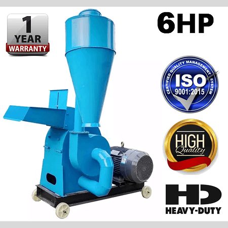 Industrial paddy corn cob stalk straw crusher cutter grinder hammer mill machine for mushroom cultivation farming for sale low cost price in india