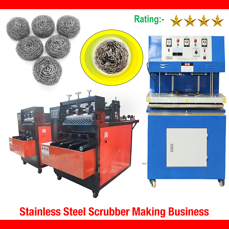 steel scrubber making manufacturing business
