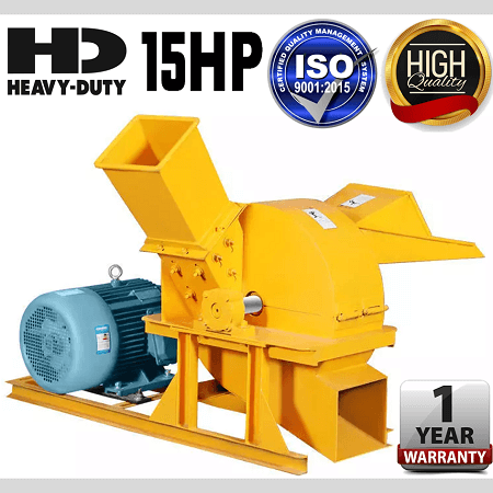 Wood shaving branch stalk straw crusher grinder hammer mill shredder machine for biomass Briquette sawdust and mushroom cultivation farming for sale manufacturers’ price in India